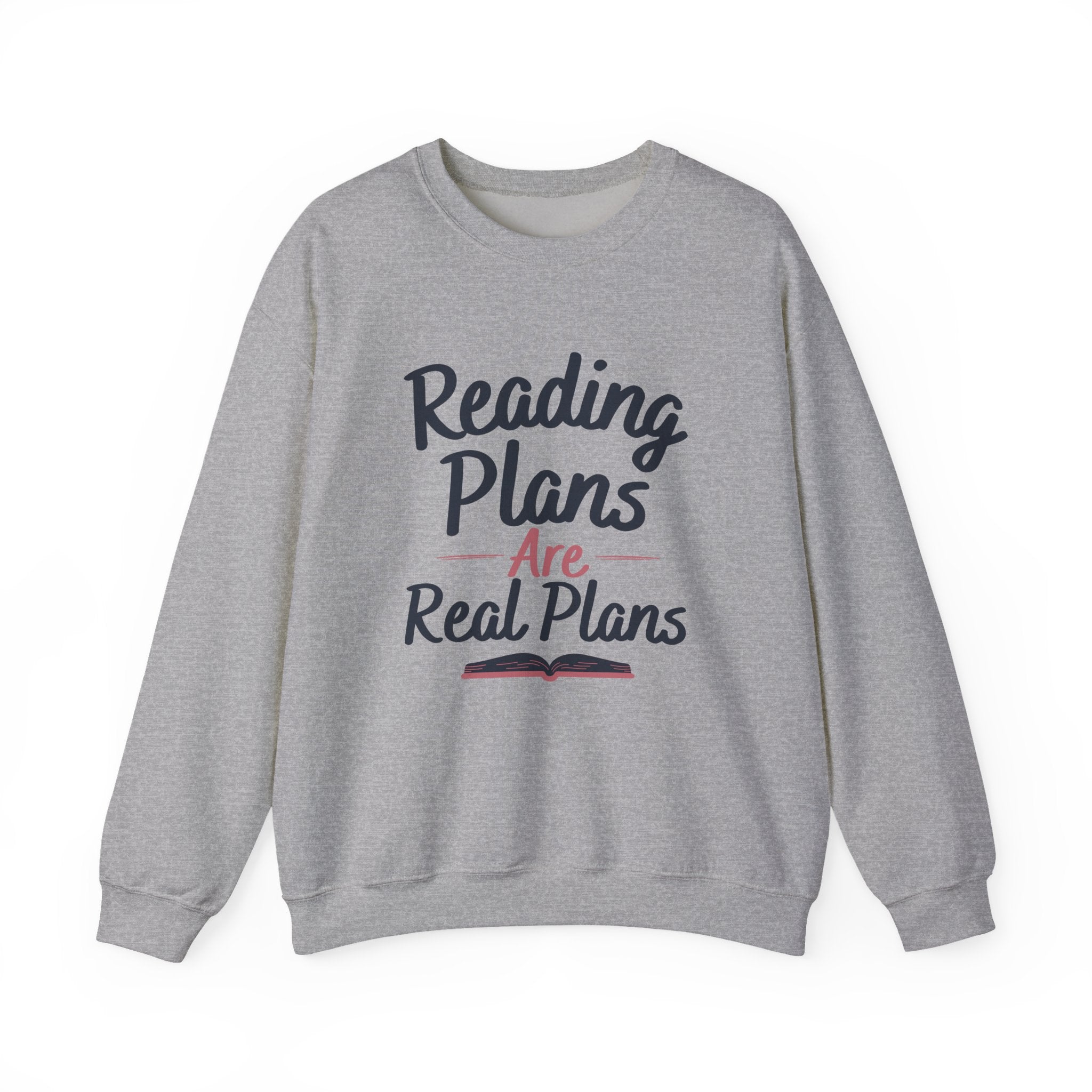 “Reading Plans Are Real Plans” Cozy Reader Sweatshirt