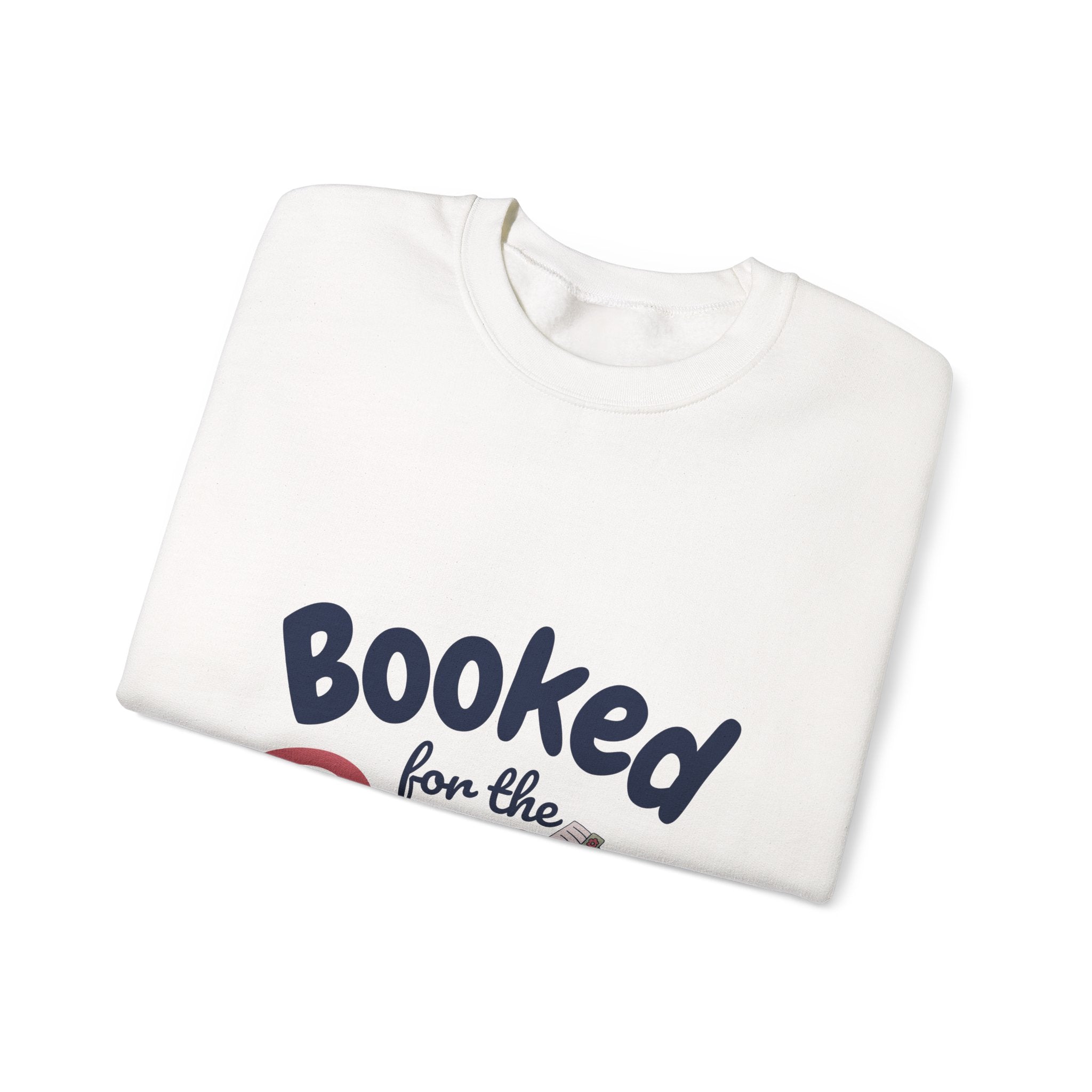“Booked for the Day” Cozy Reader Sweatshirt