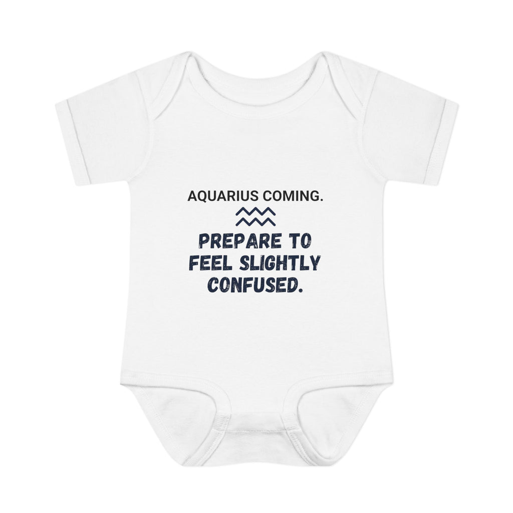 Aquarius "Coming Soon" Baby Bodysuit