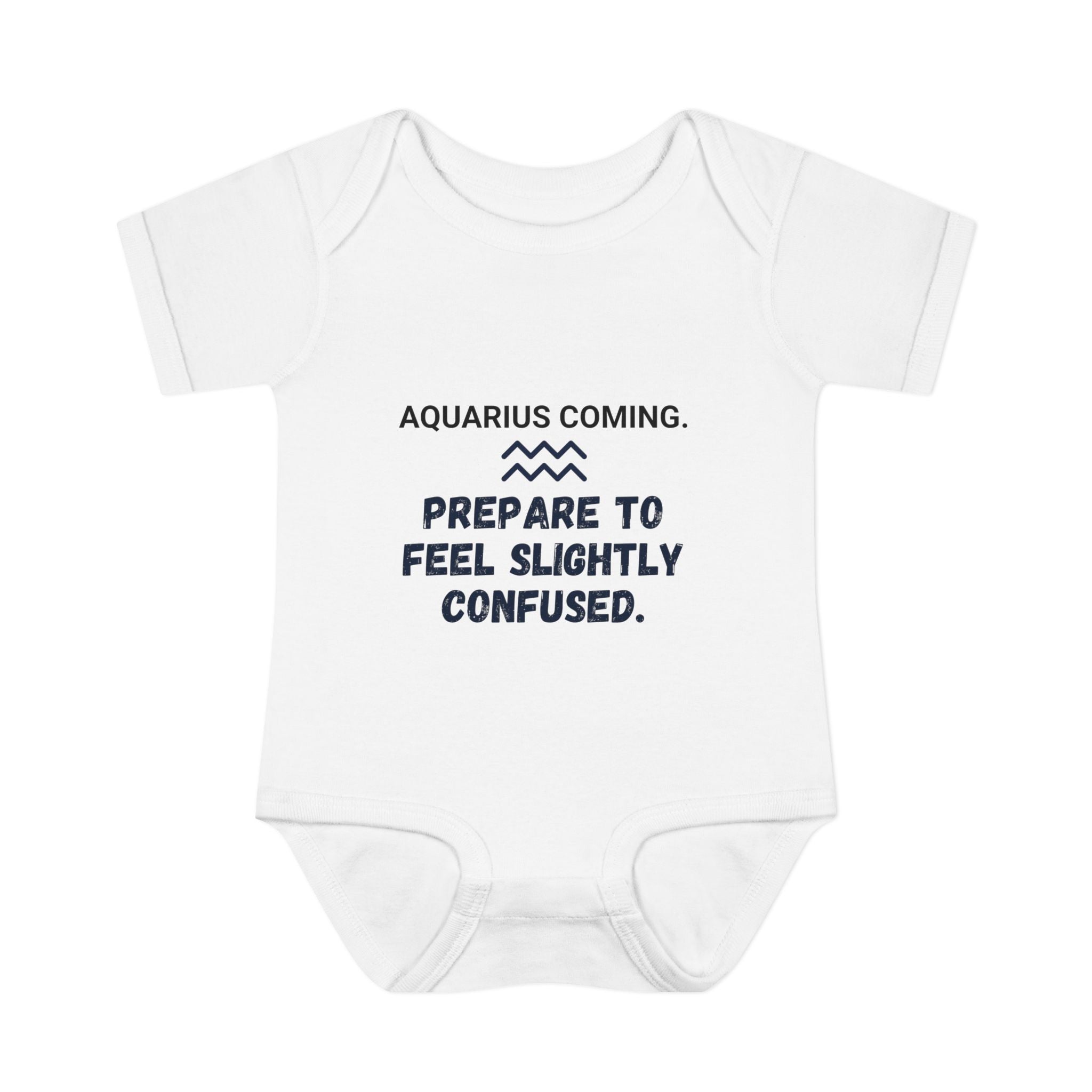 Aquarius "Coming Soon" Baby Bodysuit