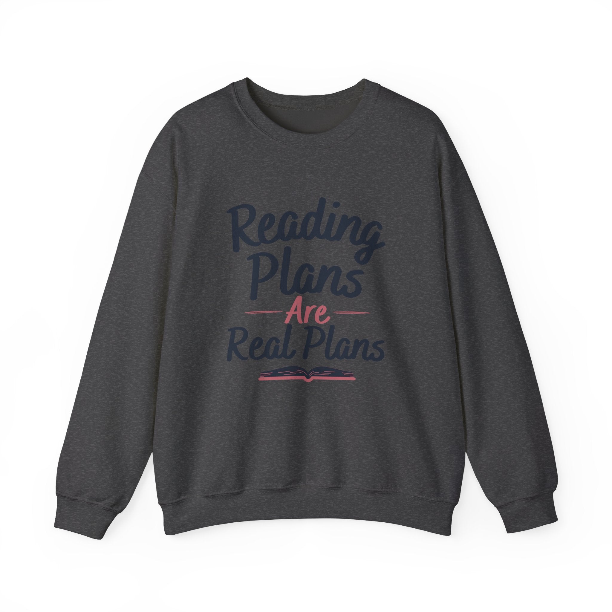 “Reading Plans Are Real Plans” Cozy Reader Sweatshirt