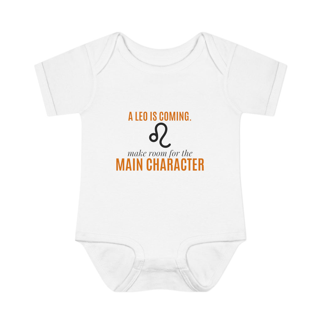 Leo "Main Character Is Coming" Baby Bodysuit