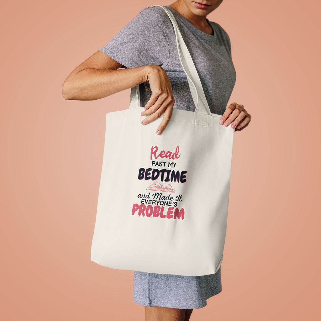 Copy of Copy of Copy of Copy of Copy of Copy of Copy of Copy of Booked for the Day Tote Bag — Canvas Book Lover Grocery & Library Tote