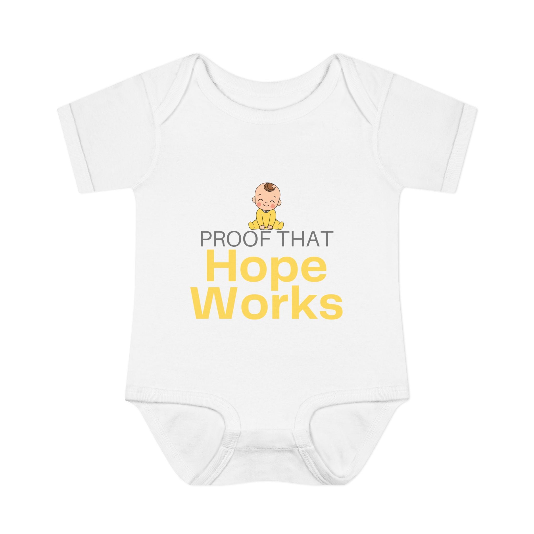 "Proof That Hope Works" Rainbow Baby Bodysuit