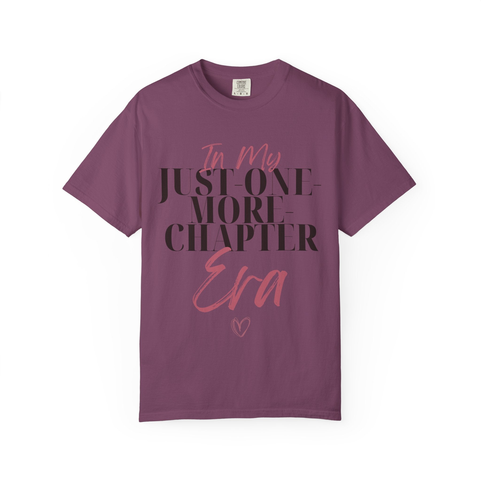 “In My Just-One-More-Chapter Era” Funny Reading Lover T-Shirt