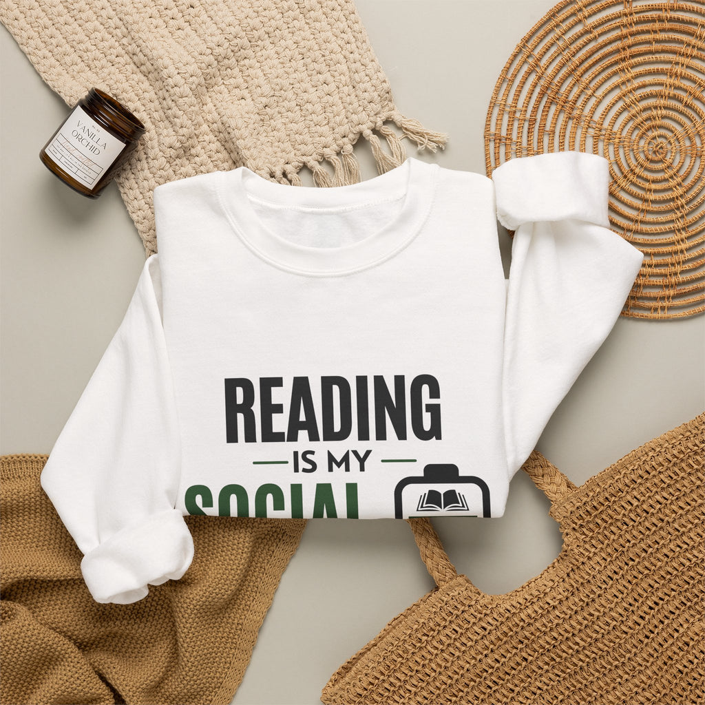 Copy of Sweatshirt — "Booked for the Day" Cozy Reader Crewneck