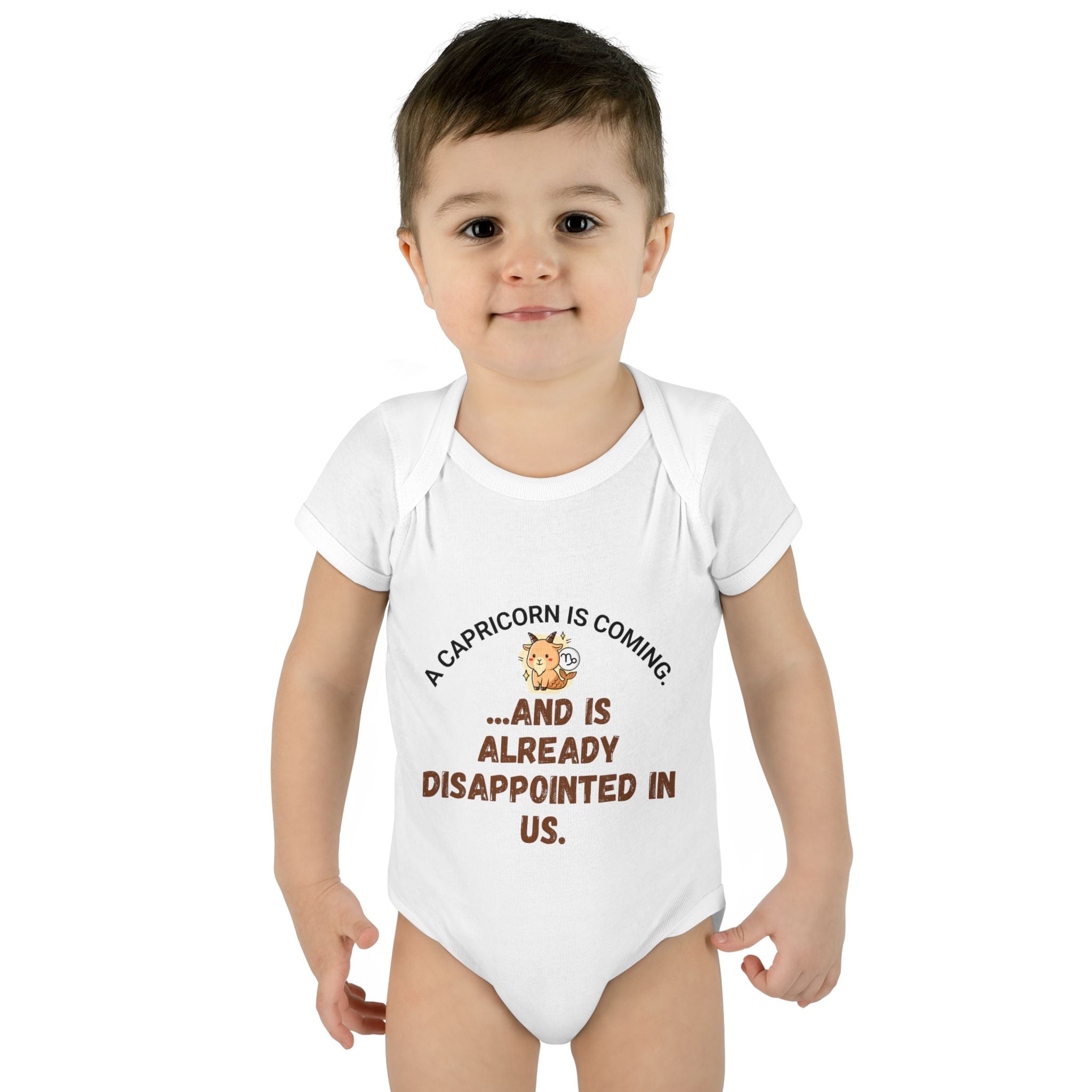 Capricorn "Is Coming" Baby Bodysuit