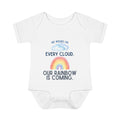 "We Wished on Every Cloud" Rainbow Baby Bodysuit