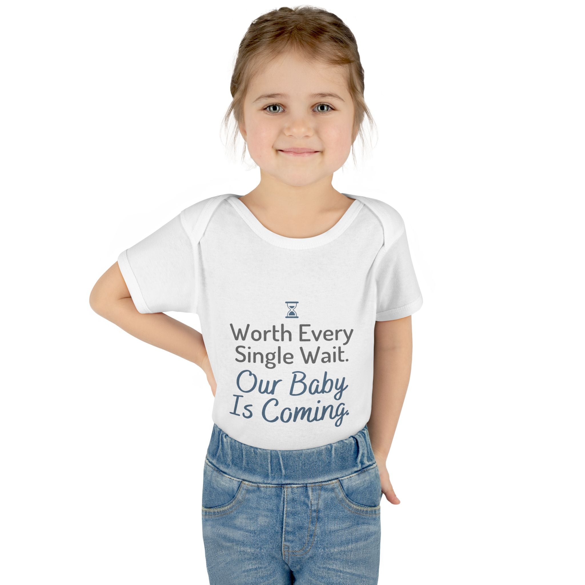 IVF Pregnancy Announcement Baby Bodysuit, Worth Every Single Wait Baby Onesie, Baby Announcement Outfit, Newborn Baby Gift, Infertility Gift
