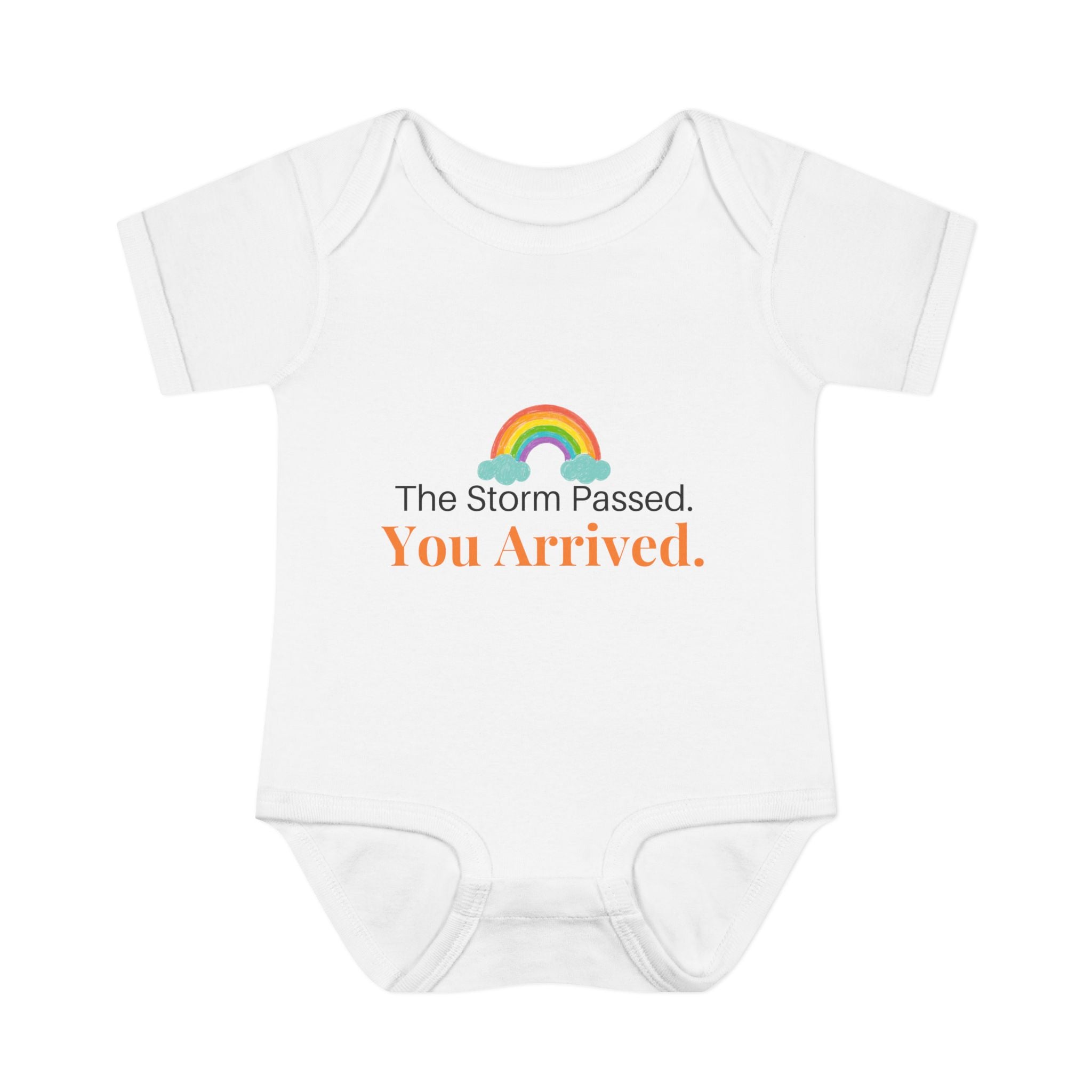 "Worth Every Storm" Rainbow Baby Bodysuit