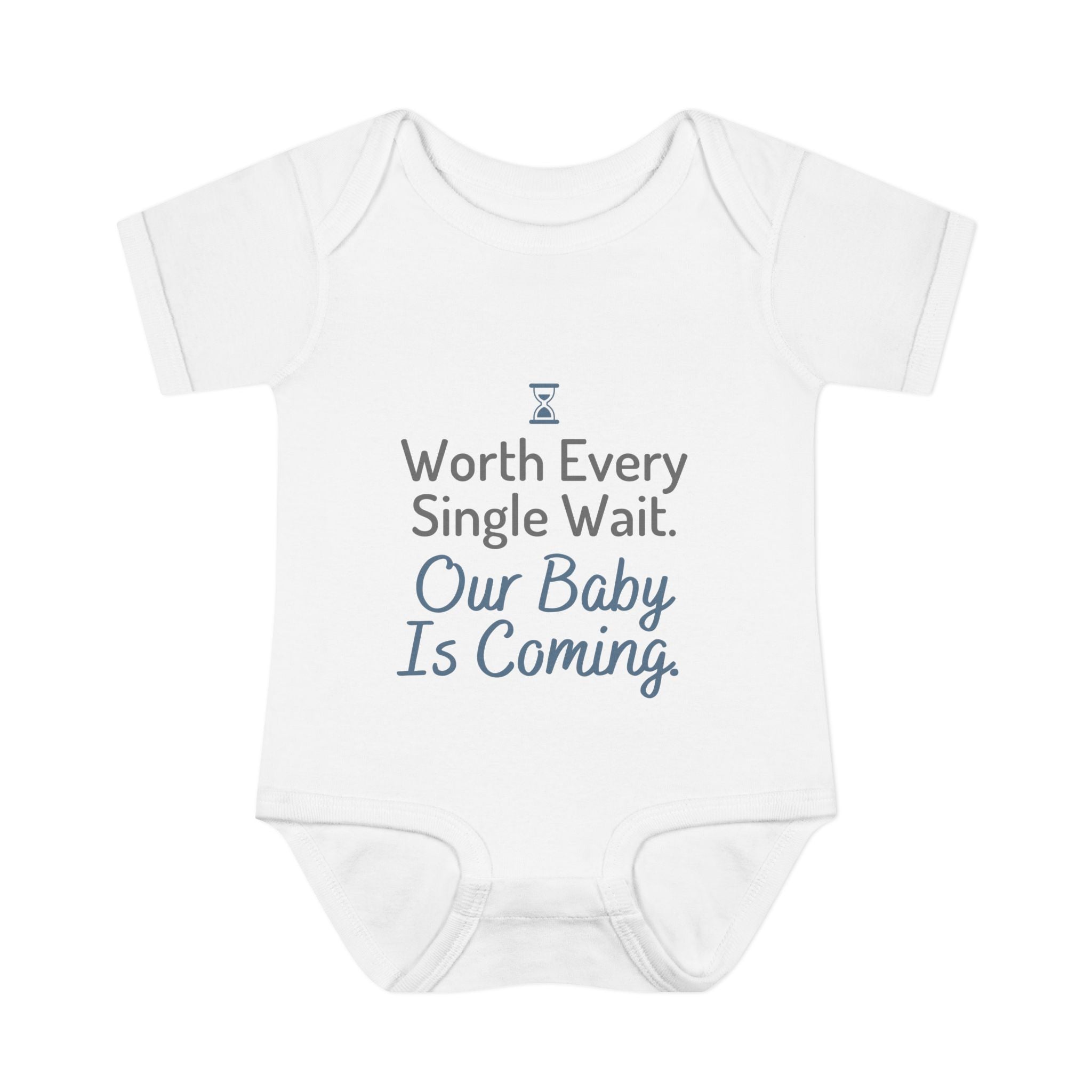 IVF Pregnancy Announcement Baby Bodysuit, Worth Every Single Wait Baby Onesie, Baby Announcement Outfit, Newborn Baby Gift, Infertility Gift