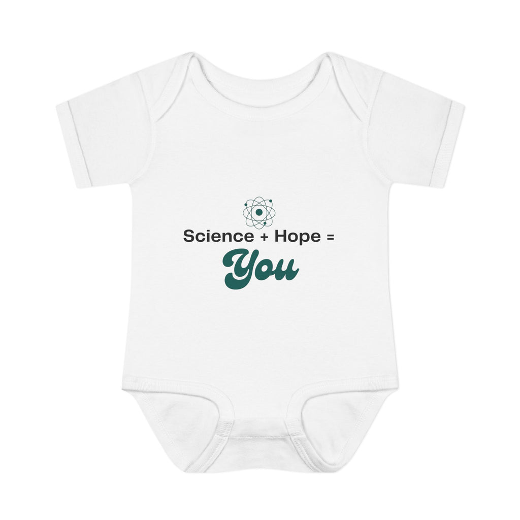 IVF "Science + Hope = You" Baby Bodysuit