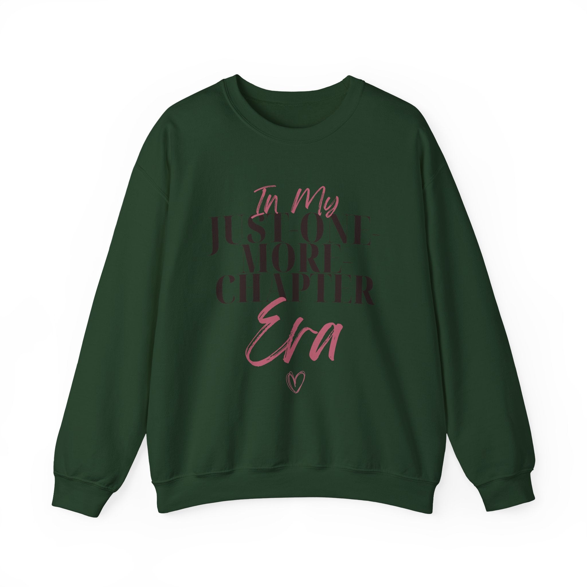 “In My Just-One-More-Chapter Era” Cozy Reader Sweatshirt