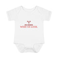 Aries "Wish Us Luck" Baby Bodysuit
