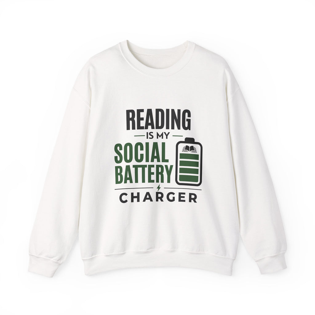 Copy of Sweatshirt — "Booked for the Day" Cozy Reader Crewneck