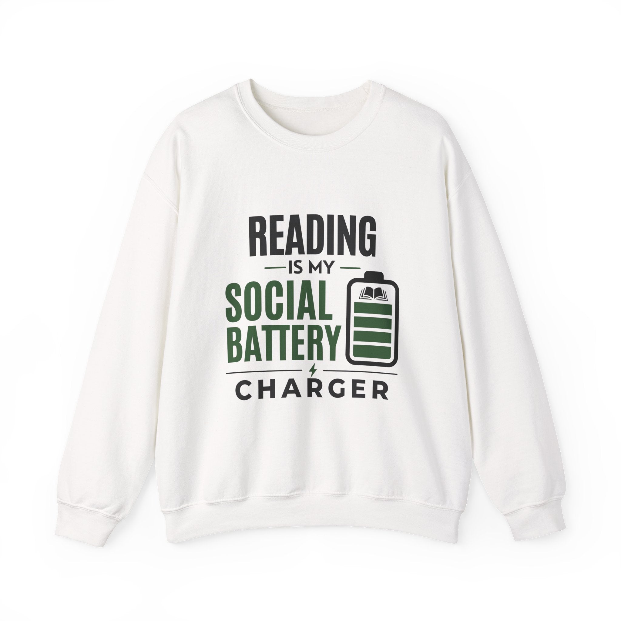 Copy of Sweatshirt — "Booked for the Day" Cozy Reader Crewneck