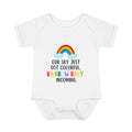 "Rainbow Baby Incoming" Baby Bodysuit