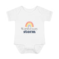 "Worth Every Storm" Rainbow Baby Bodysuit