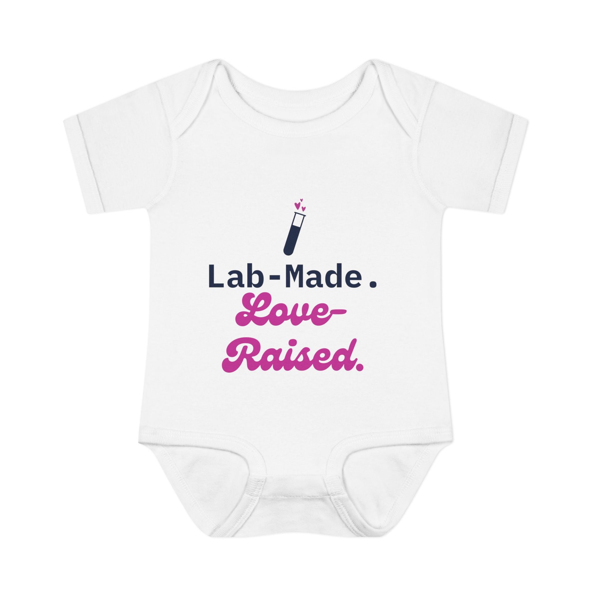 IVF "Lab-Made, Love-Raised" Baby Bodysuit