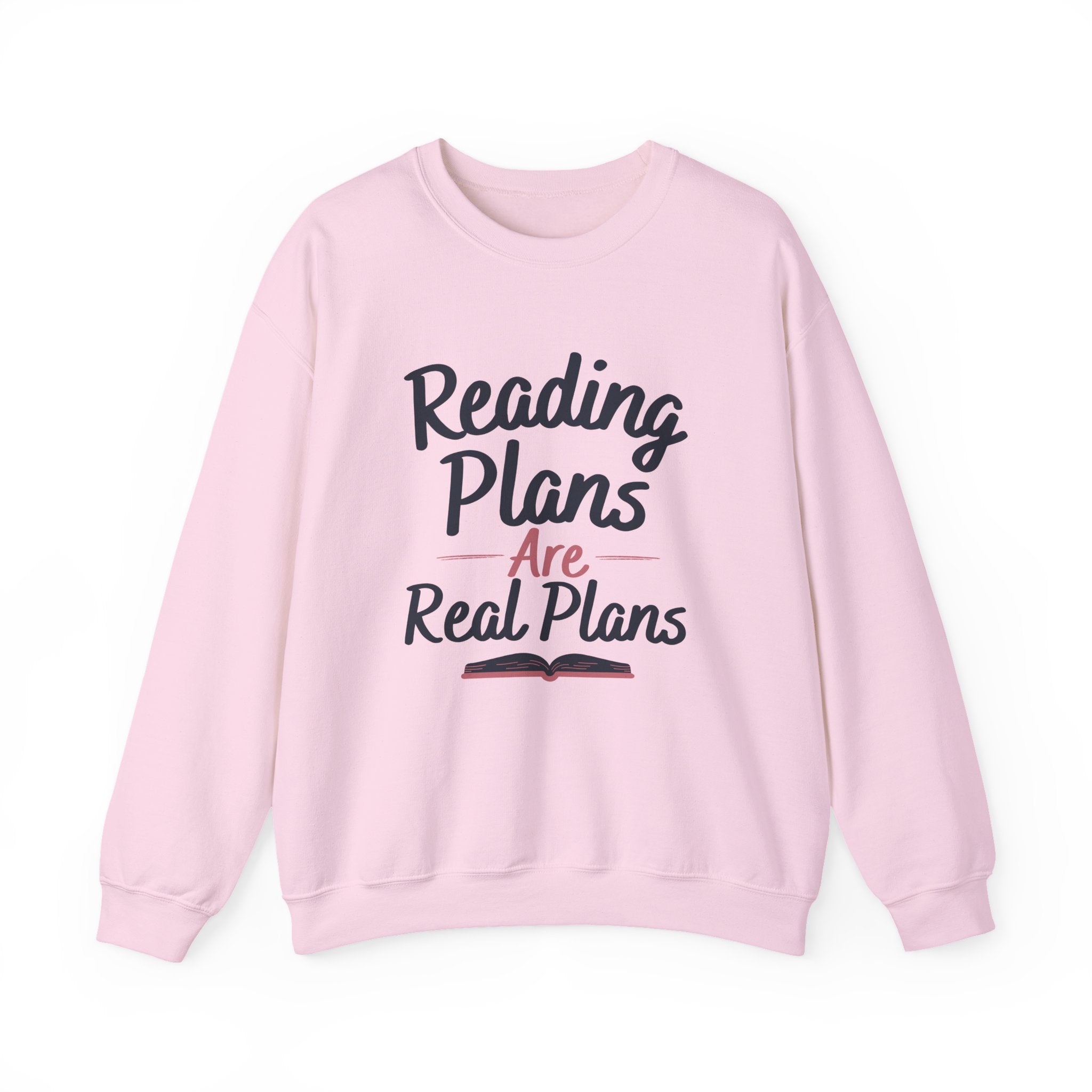 “Reading Plans Are Real Plans” Cozy Reader Sweatshirt