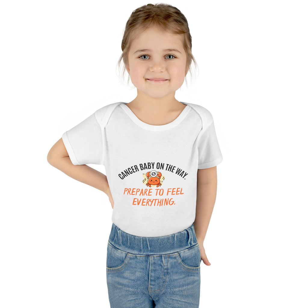 Cancer "Baby On the Way" Baby Bodysuit