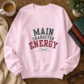 “Main Character Energy: Library Edition” Cozy Reader Sweatshirt