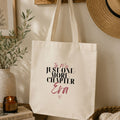 “In My Just-One-More-Chapter Era” Book Lover Tote Bag