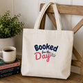“Booked for the Day” Book Lover Tote Bag