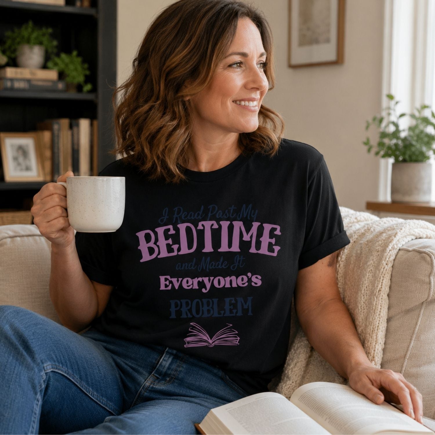 “Booked for the Day” Funny Reading Lover T-Shirt
