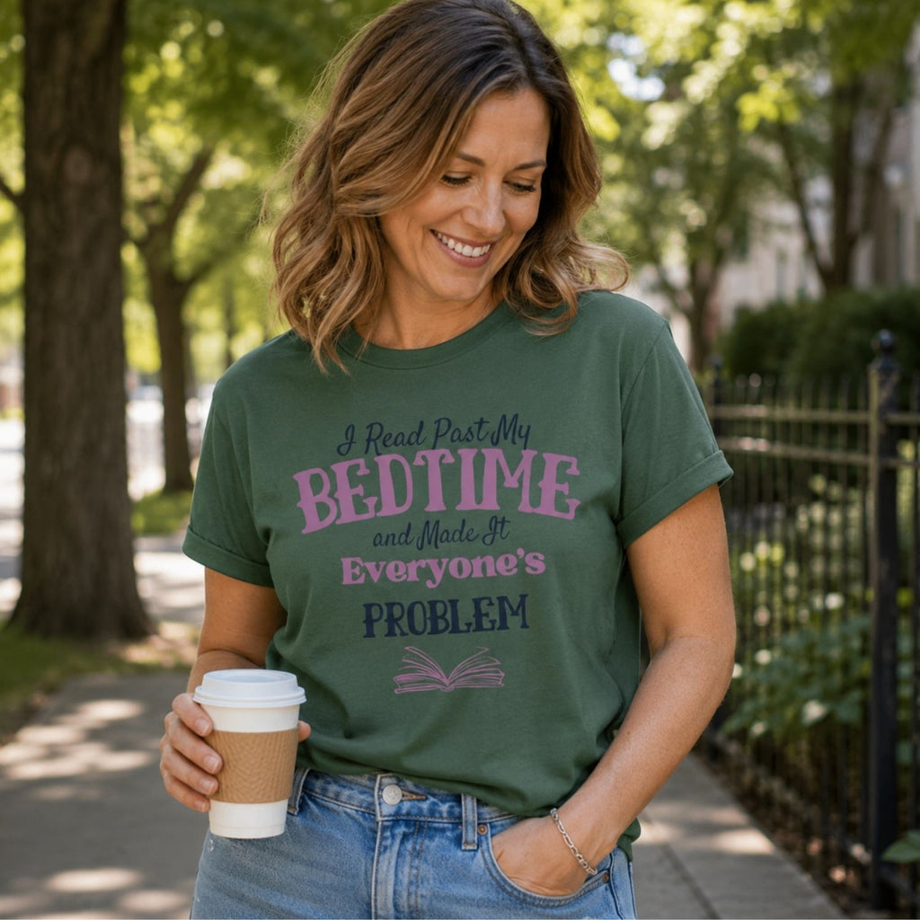 “Booked for the Day” Funny Reading Lover T-Shirt