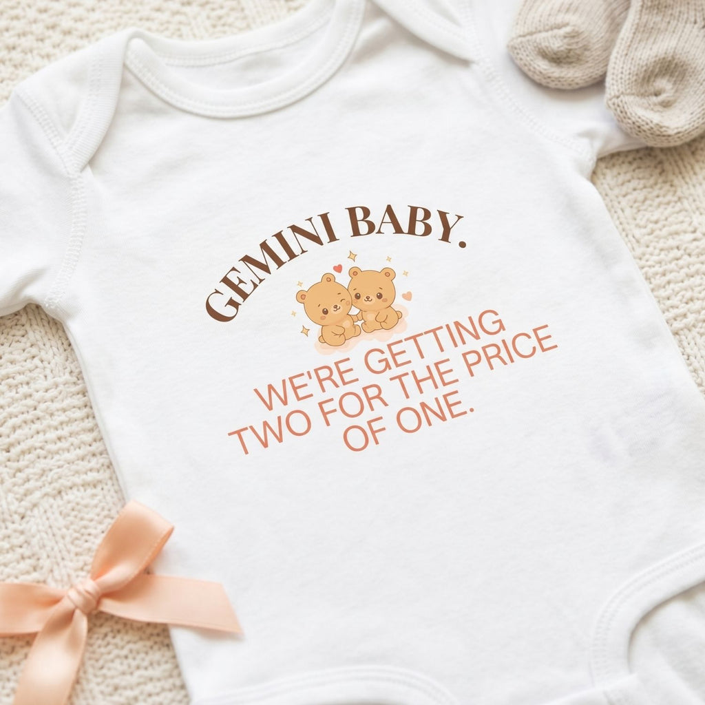Gemini "Two for the Price of One" Baby Bodysuit