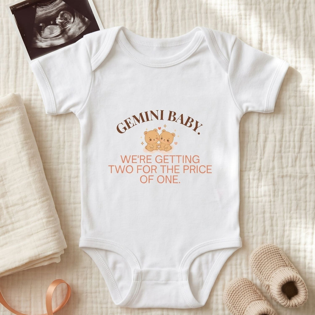 Gemini "Two for the Price of One" Baby Bodysuit