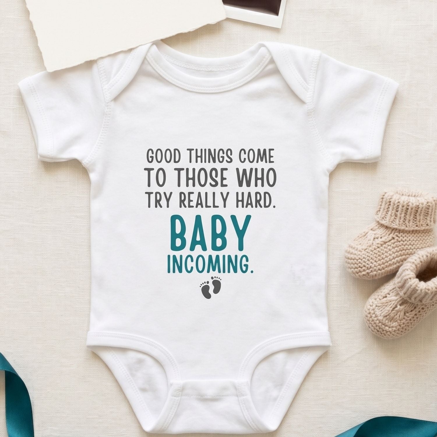 IVF Pregnancy Announcement Baby Bodysuit