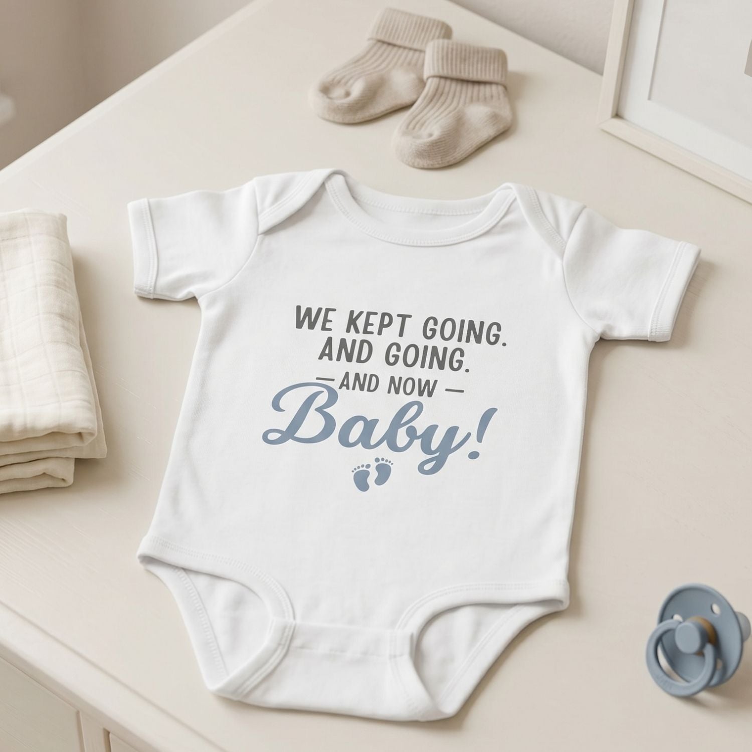 IVF "We Kept Going" Baby Bodysuit