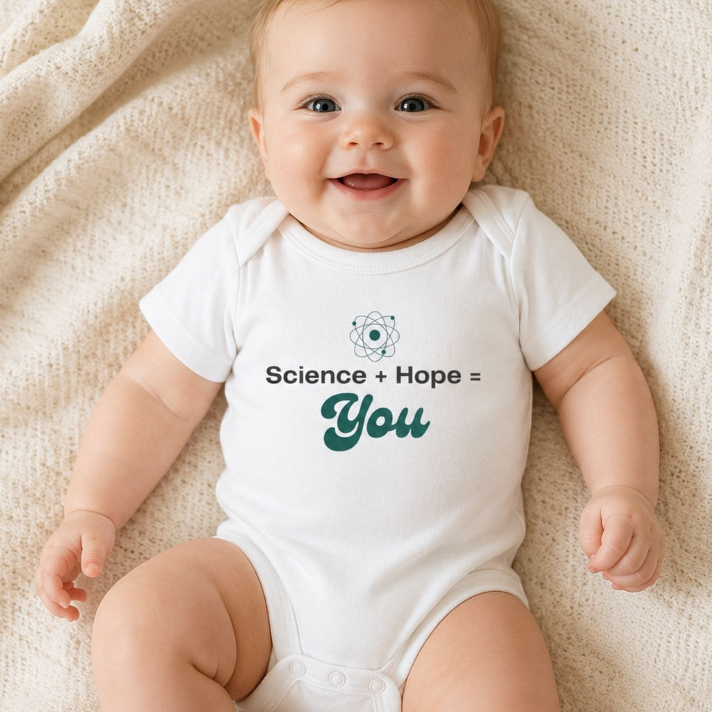 IVF "Science + Hope = You" Baby Bodysuit