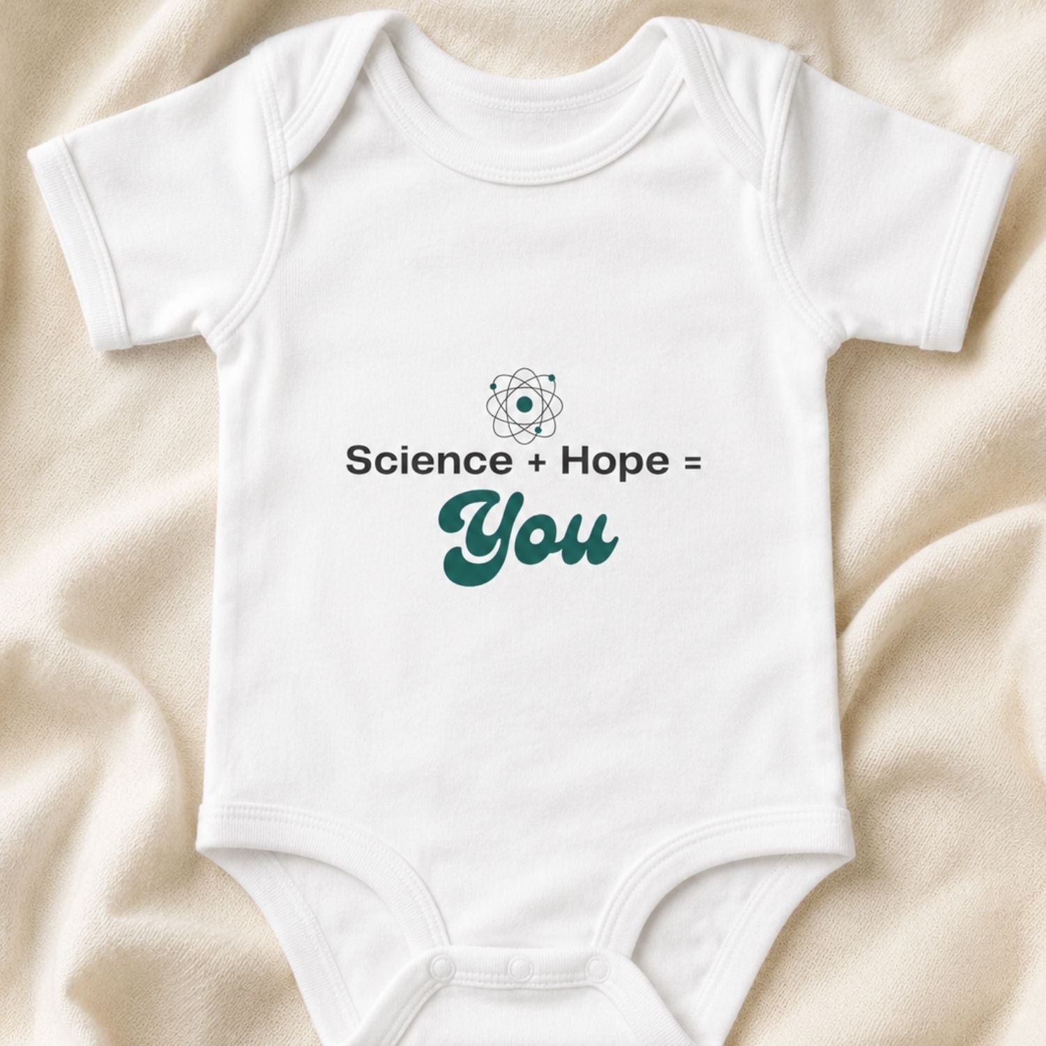 IVF "Science + Hope = You" Baby Bodysuit
